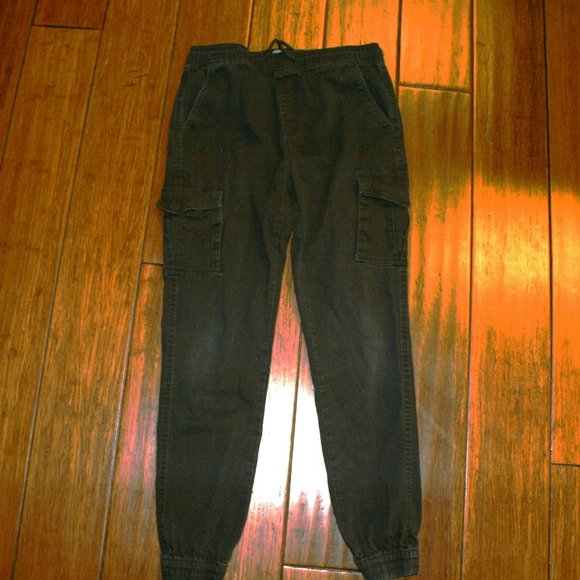 Boy's Black Jogger Pants-Very, vVery Good Condition - Picture 1 of 3